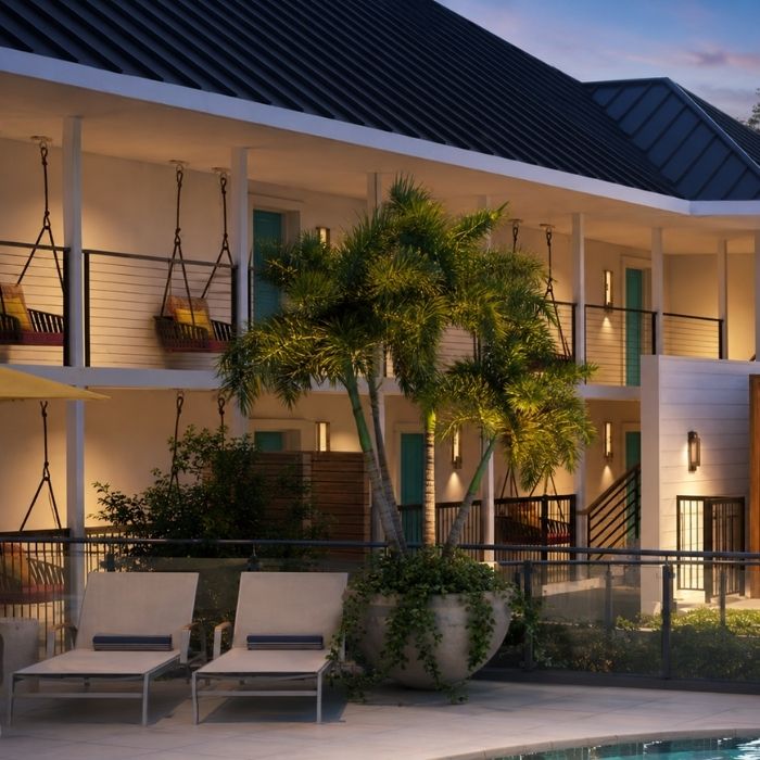 Wavehouse hotel exterior in Cocoa Beach, Florida
