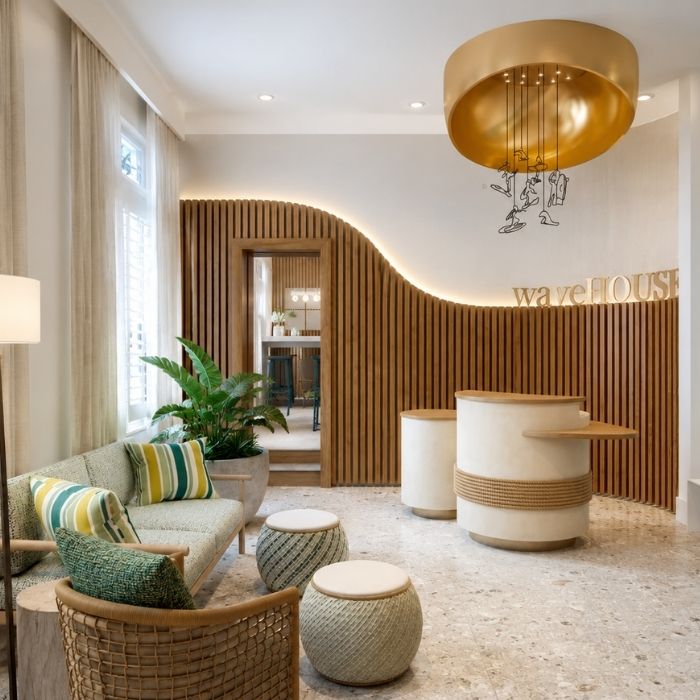 A look inside the lobby